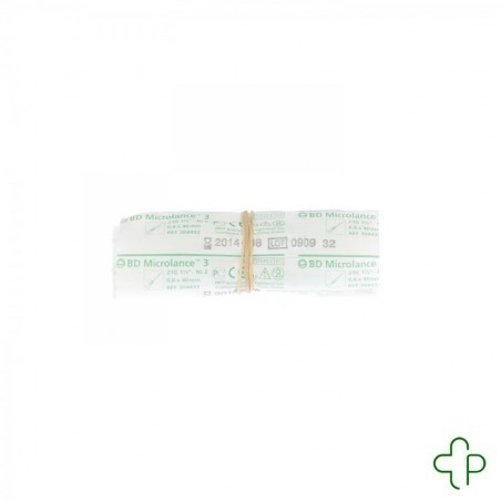 Bd Microlance 3 Aig. 21g 1 1/2 Rb 0,8x40mm Vert 10 Bd Microlance 3 Aig. 21g 1 1/2 Rb 0,8x40mm Vert 10