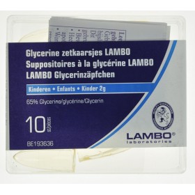 Glycerine Lambo Zetpillen Kegelvorm 10 stuks