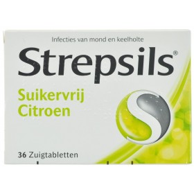 Strepsils Sans Sucre Citron Pastilles 36 - Acheter en ligne