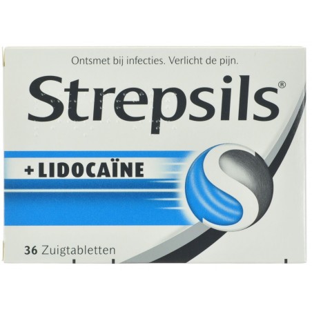 Strepsils Lidocaine 36 Pastilles à Sucer Strepsils Lidocaine 36 Pastilles à Sucer