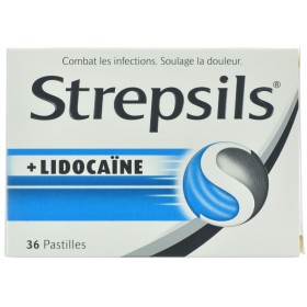 Strepsils Lidocaine 36 Pastilles à Sucer