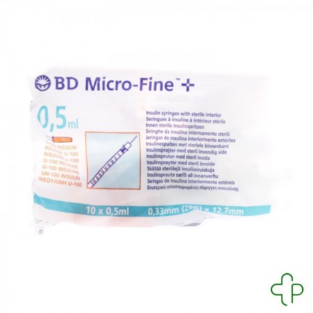 Bd Microfine + Ins.Spuit 0,5 ml 29G 12,7Mm 10 324824 Bd Microfine + Ins.Spuit 0,5 ml 29G 12,7Mm 10 324824
