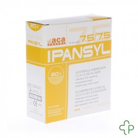 Ipansyl 3 cp Sterile 8pl  7,5x 7,5cm 20