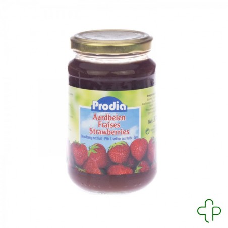Prodia Confiture Fraises + Fructose 370g 6090 Prodia Confiture Fraises + Fructose 370g 6090