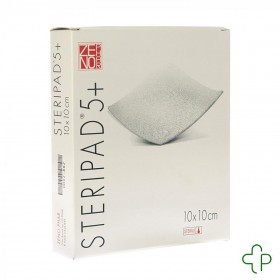 Steripad 5+      10,0x10,0cm 10 12pl cp Sterile