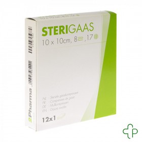 Sterigaas cp Sterile 8c 10,0x10,0cm 12x1