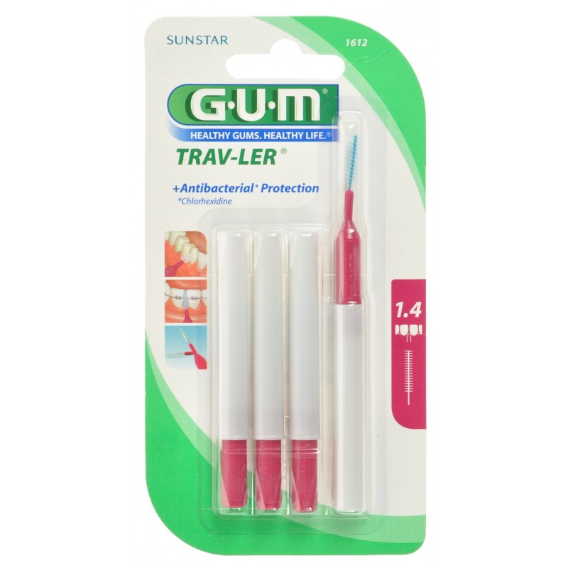 Gum Brosse Interdentaire Trav-ler 1,4mm  4 1612