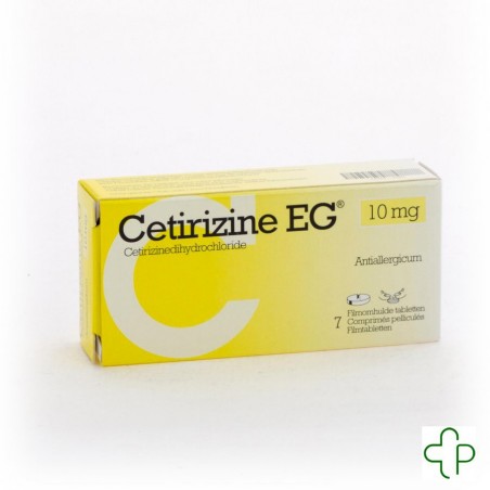 Cetirizine Eg Comprimés 7 X 10 Mg Cetirizine Eg Comprimés 7 X 10 Mg