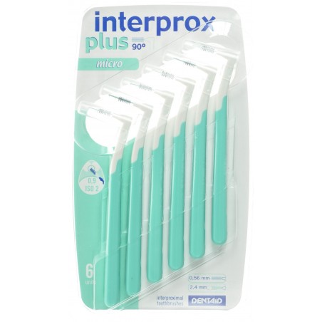 Interprox Plus Micro Groen 6 interdentaal ragers 1450 Interprox Plus Micro Groen 6 interdentaal ragers 1450