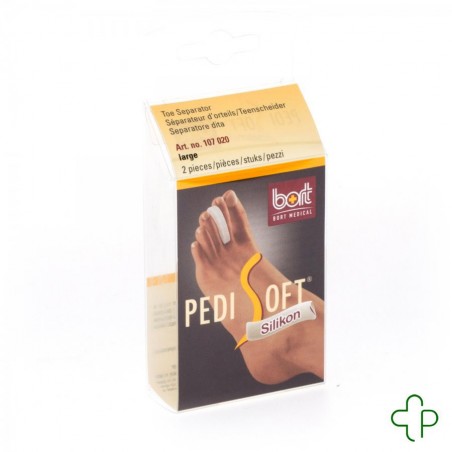 Bort Pedisoft Separateur Orteil Silicone Large 2 - Acheter en ligne Bort Pedisoft Separateur Orteil Silicone Large 2 - Acheter en ligne