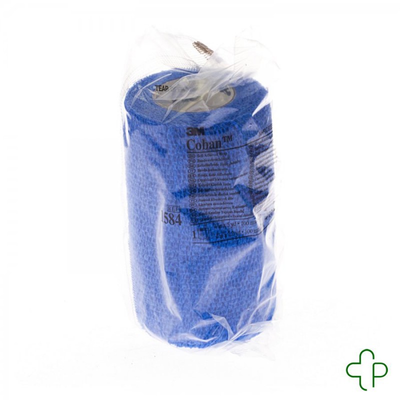 Coban 3m Bandage El. Blue Roul. 10,0cmx4,5m 1 1584