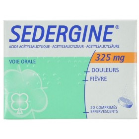 Online apotheek zonder recept - Sedergine 325mg Bruistabletten