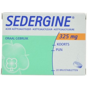 Médicaments en vente libre - Sedergine 325 Mg Comprimes Effervescents - Acheter en ligne