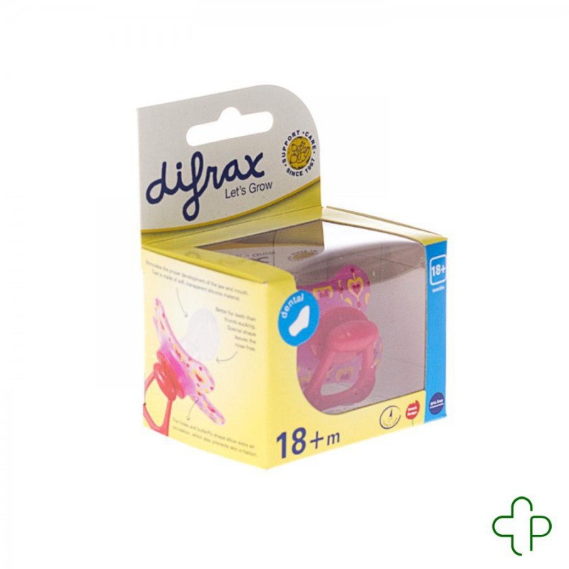 Difrax Sucette Sil Dental Xtra Forte      +18m 342 - Acheter en ligne