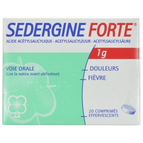 Sedergine Forte 1 G 20 Comprimes Effervescents - Acheter en ligne