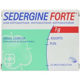 Sedergine Forte 1 G 20 Comprimes Effervescents