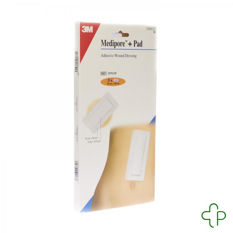 vitaliteit volleybal nauwkeurig Medipore + Pad 3M 10X20,0Cm 5 3570Ep