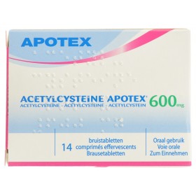 Acetylcysteine Apotex Zakjes 14 X 600mg