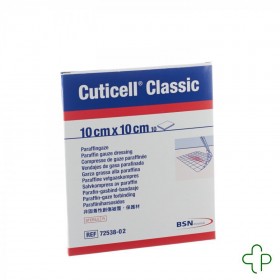 Cuticell Classic Gaaskompres 10,0X10Cm 10 7253802
