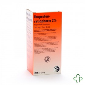Ibuprofen Teva 2% Sirop 200 ml