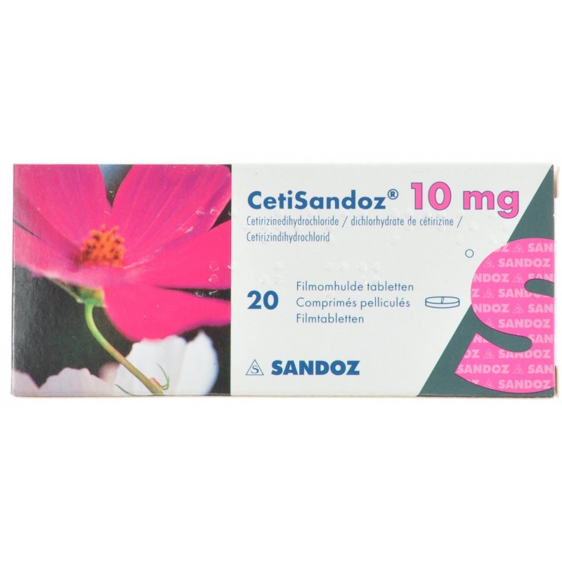 Cetisandoz Sandoz Comprimés 20 X 10 Mg