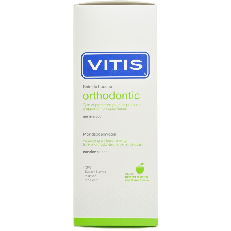 Vitis Orthodontic Bain de Bouche        500ml 3975 - Acheter en ligne