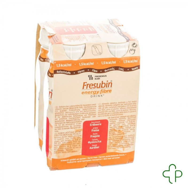 Fresubin Energy Fibre Drink Fraise      fl 4x200ml