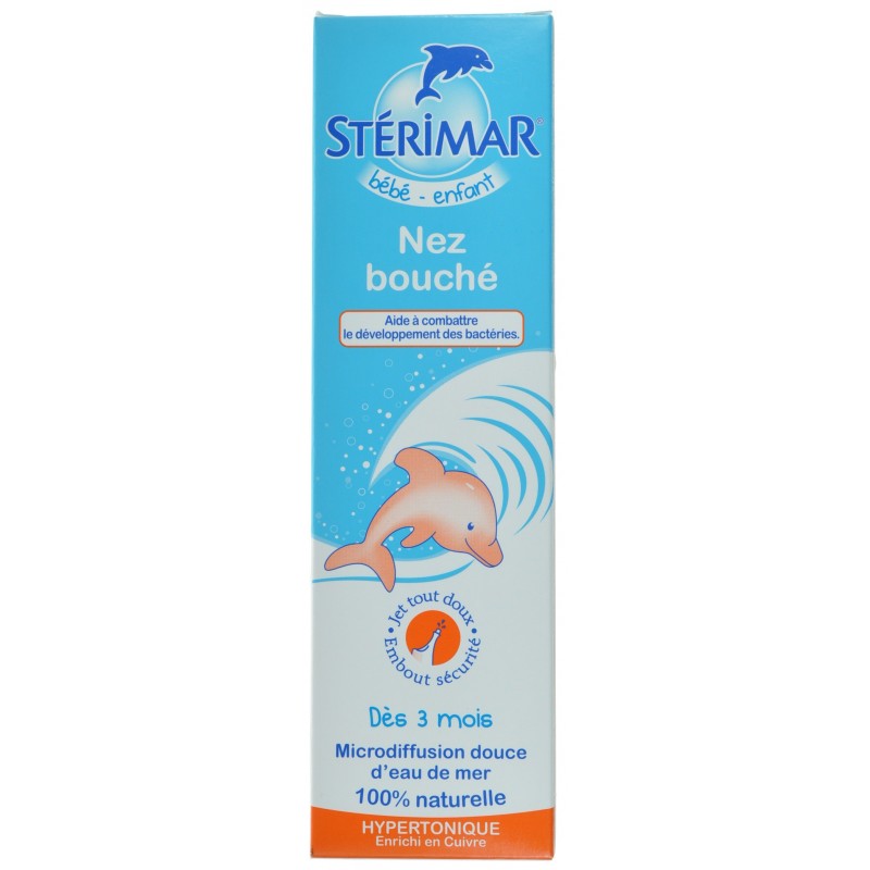 Sterimar Bébé Nez Bouché Spray Nasal Décongestionnant Hypertonique 50m –  Global Para