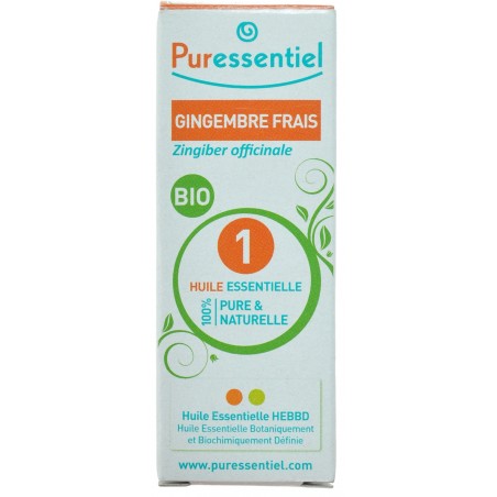 Puressentiel Expert Gingembre Bio Huile Essentielle 5ml - Acheter en ligne Puressentiel Expert Gingembre Bio Huile Essentielle 5ml - Acheter en ligne