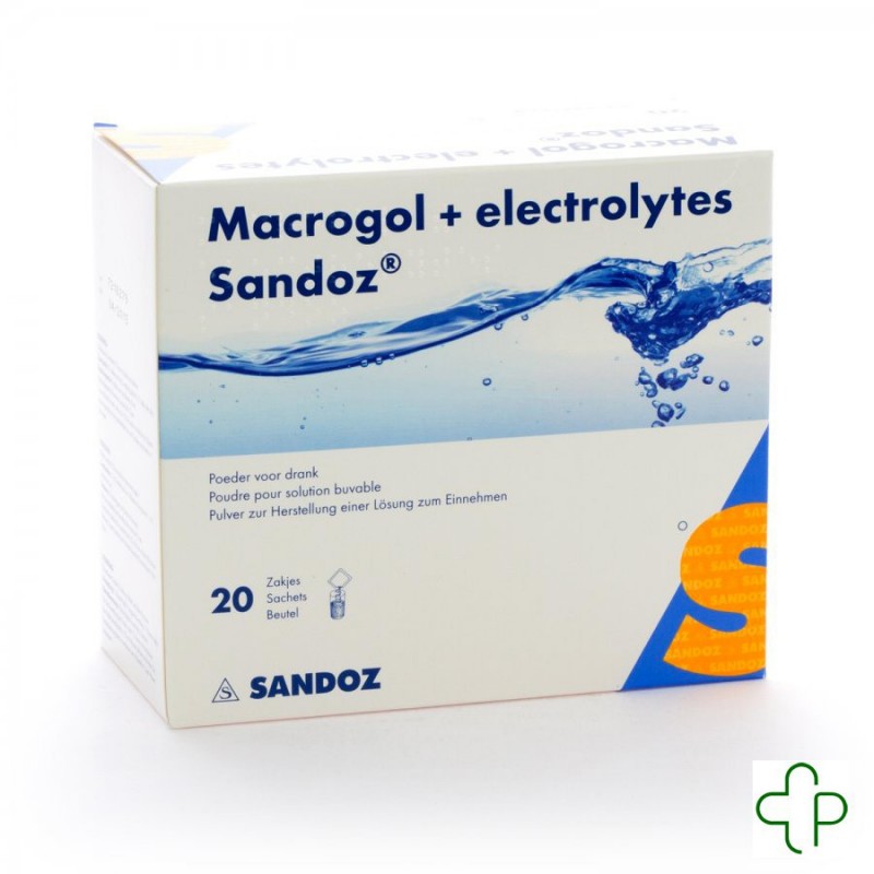 Macrogol + Electrolyten Pulv Gout Citron 20x13,7g