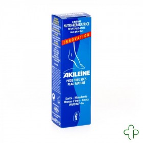 Akileine Creme Nutri Herstel. Droge Voeten Tube 50ml