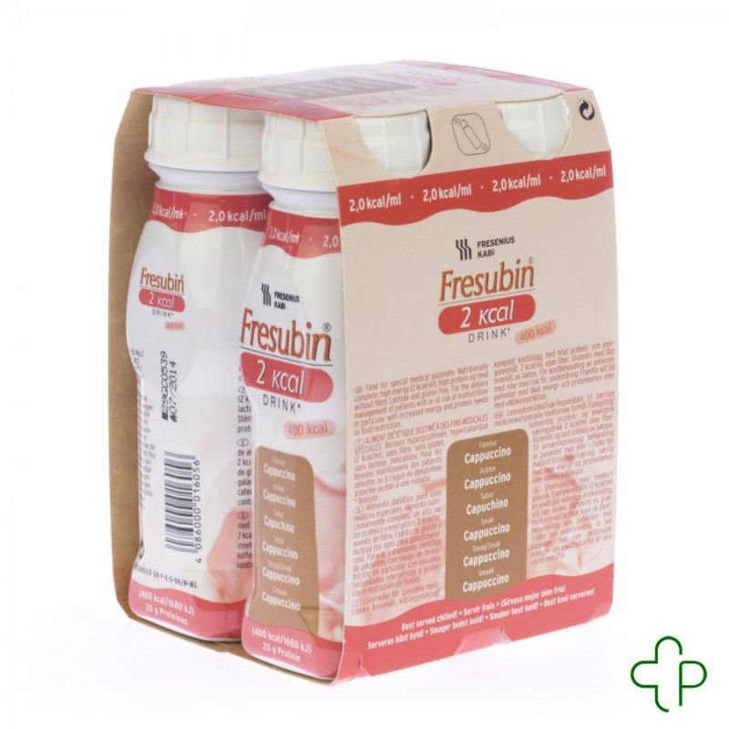 Fresubin 2kcal Drink Cappuccino Easybottle 4x200ml