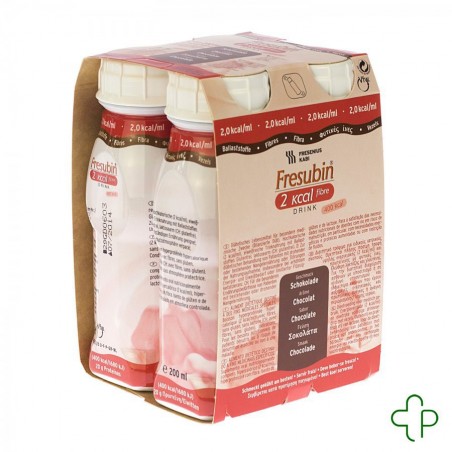 Fresubin 2kcal Fibre Drink Chocolat fl 4x200ml Fresubin 2kcal Fibre Drink Chocolat fl 4x200ml