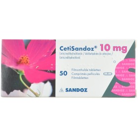 Cetisandoz Sandoz Tabletten 50 X 10mg