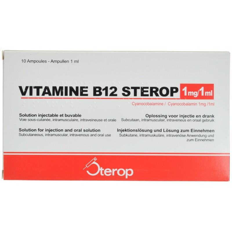 Document Heerlijk Bekwaam Vit B12 Sc/im/iv Amp 10 X 1mg/1ml