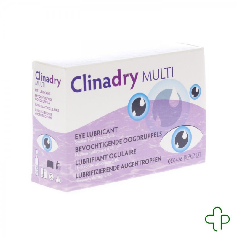 Clinadry Gouttes Oculaire Multidose 20x0,50ml - Acheter en ligne