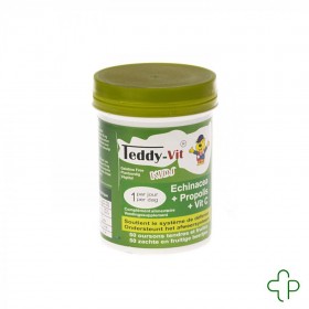 Teddy Vit Echinacea+propolis+vit C Gomme Ours 50 - Acheter en ligne