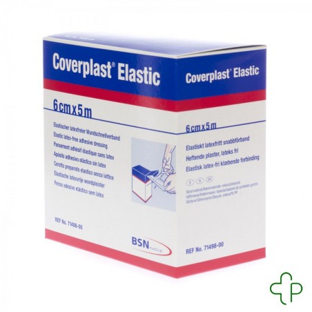 Coverplast Elastic Eerstehulppleister Ha 6Cmx5M 1 Coverplast Elastic Eerstehulppleister Ha 6Cmx5M 1