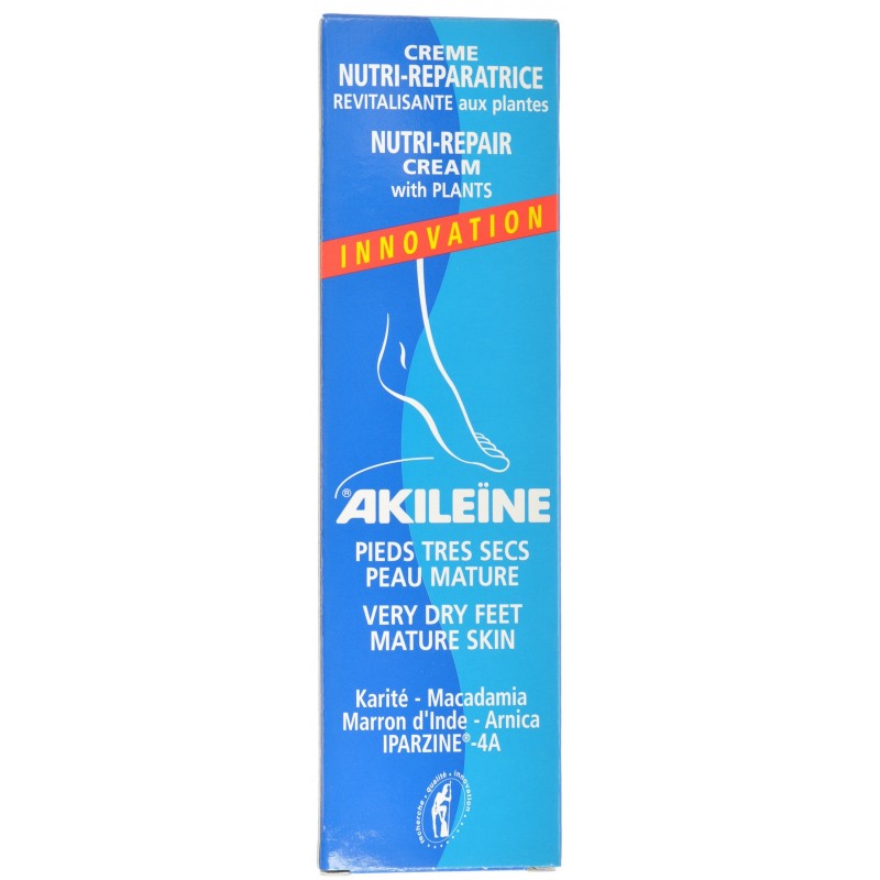 Akileine Creme Nutri Herstel. Droge Voeten Tube 100ml