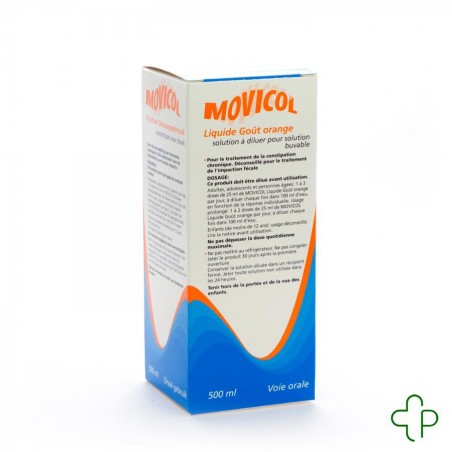 Movicol Liquide Gout Orange Sol Dil Buvable 500 ml - Acheter en ligne Movicol Liquide Gout Orange Sol Dil Buvable 500 ml - Acheter en ligne