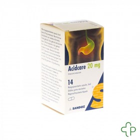 Acidcare 20 Mg Sandoz Caps Gastro Res 14 X 20 Mg