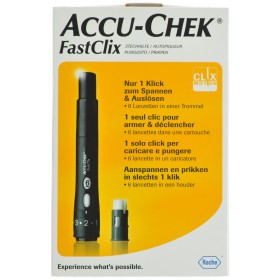 Accu Chek Fastclix (Prikker + Lancet 1X6)05864666171