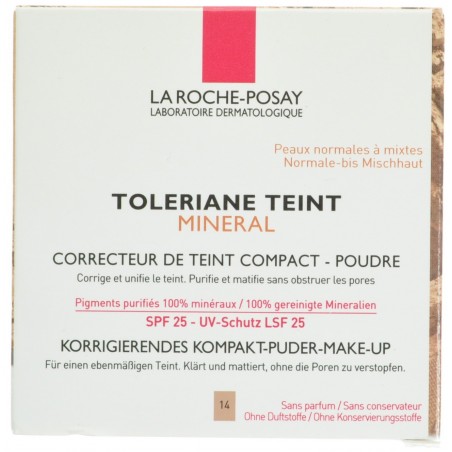 La Roche Posay Toleriane Teint Mineral Compact 14 5G La Roche Posay Toleriane Teint Mineral Compact 14 5G