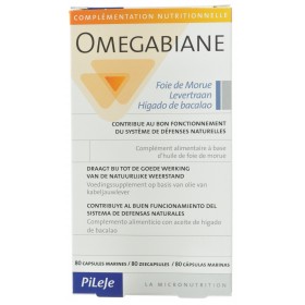 Omegabiane Levertraan Capsules 80