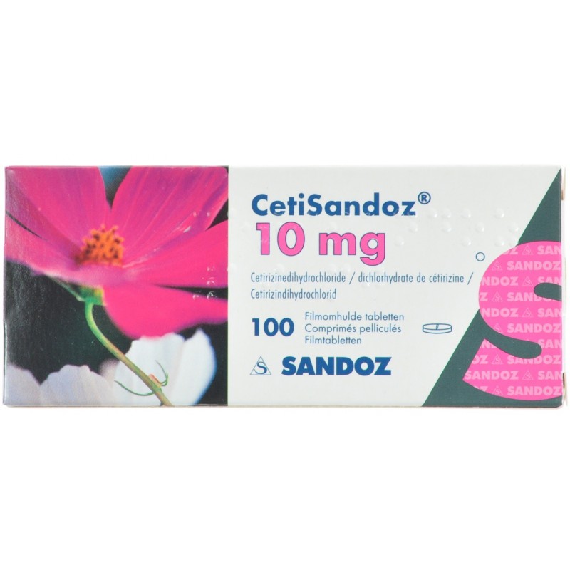 Cetisandoz 10 Mg Comprimés Pelliculés 100 X 10 Mg