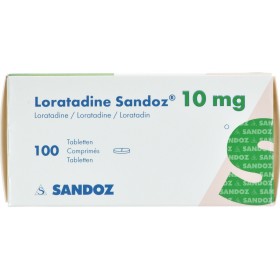 Loratadine Sandoz Comprimés 100 X 10 Mg