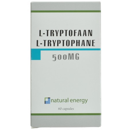 L-Tryptofaan Natural Energy 500mg Capsules 60 L-Tryptofaan Natural Energy 500mg Capsules 60