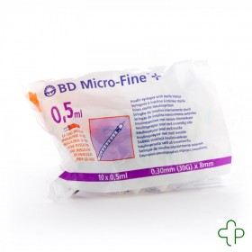 Bd Microfine + Ins.Sp.Demi 0,3 ml 30G 8Mm 100 324826