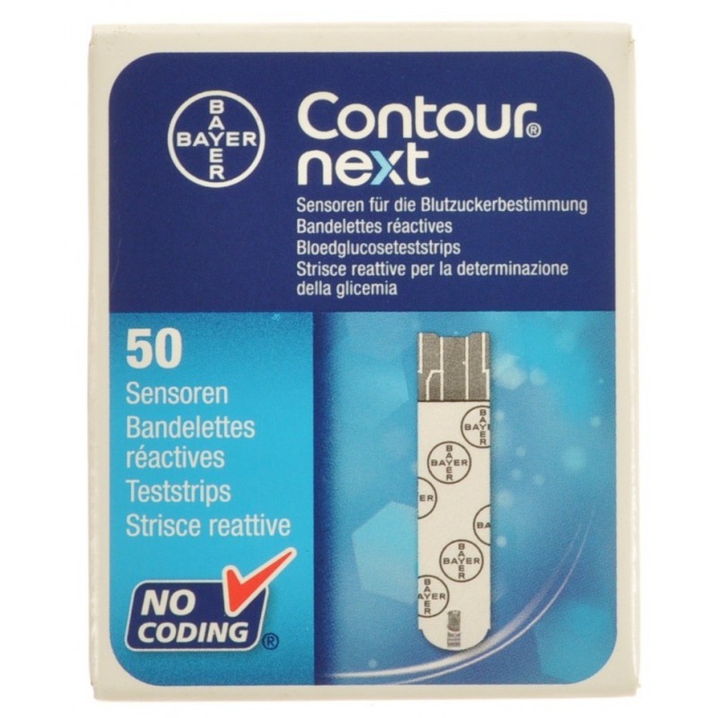 Bayer Contour Next Bandelettes Reactives 50