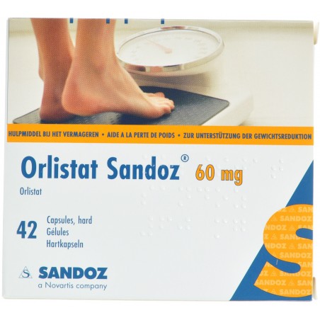 Orlistat Sandoz Harde Capsules 42 X 60mg Orlistat Sandoz Harde Capsules 42 X 60mg
